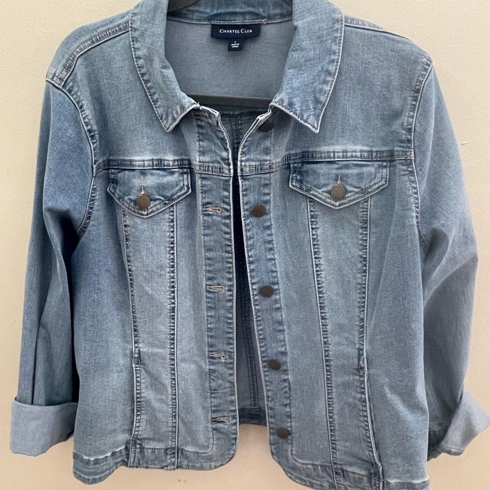 Stretch denim jacket